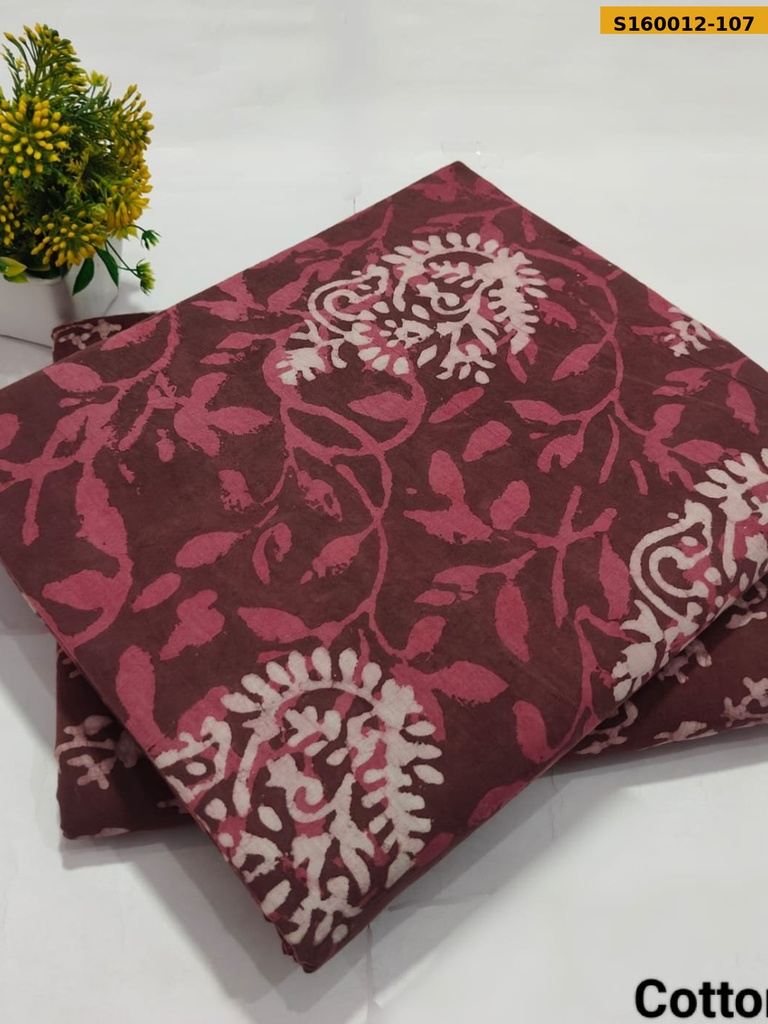 Hand Block Printed Cotton 2 Piece Set