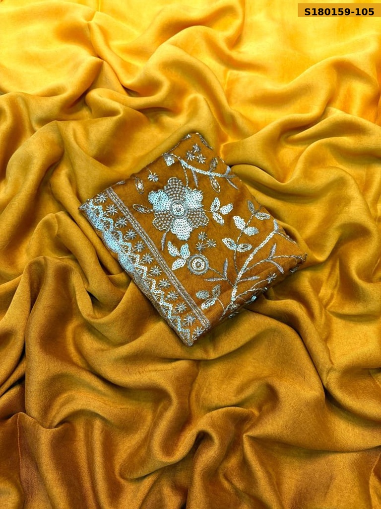 Fancy Rangoli Crush Shaded Saree