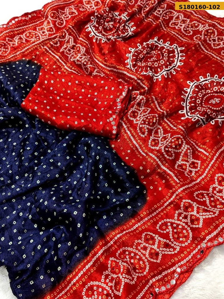 Fancy Moss Silk Saree