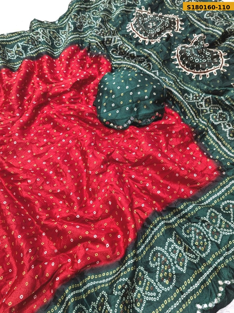 Fancy Moss Silk Saree