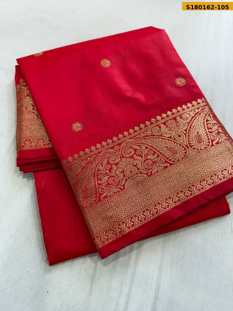 Fancy Semi Katan Silk Saree