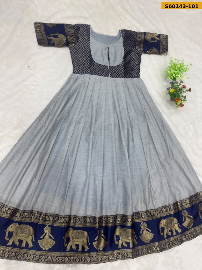 Fancy Floor Length Anarkali Gown