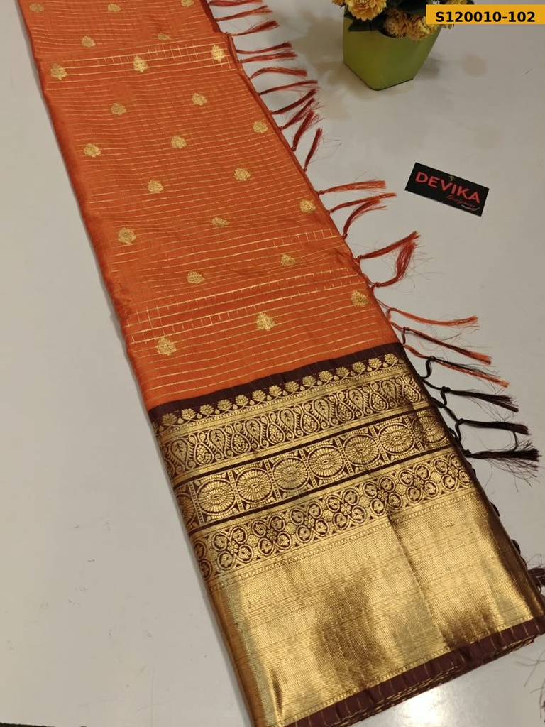 Banarasi Semi Kataan Soft Silk Saree