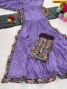 Fancy Star Georgette  Saree