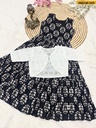 Fancy Soft Muslin Silk Max with Overcoat