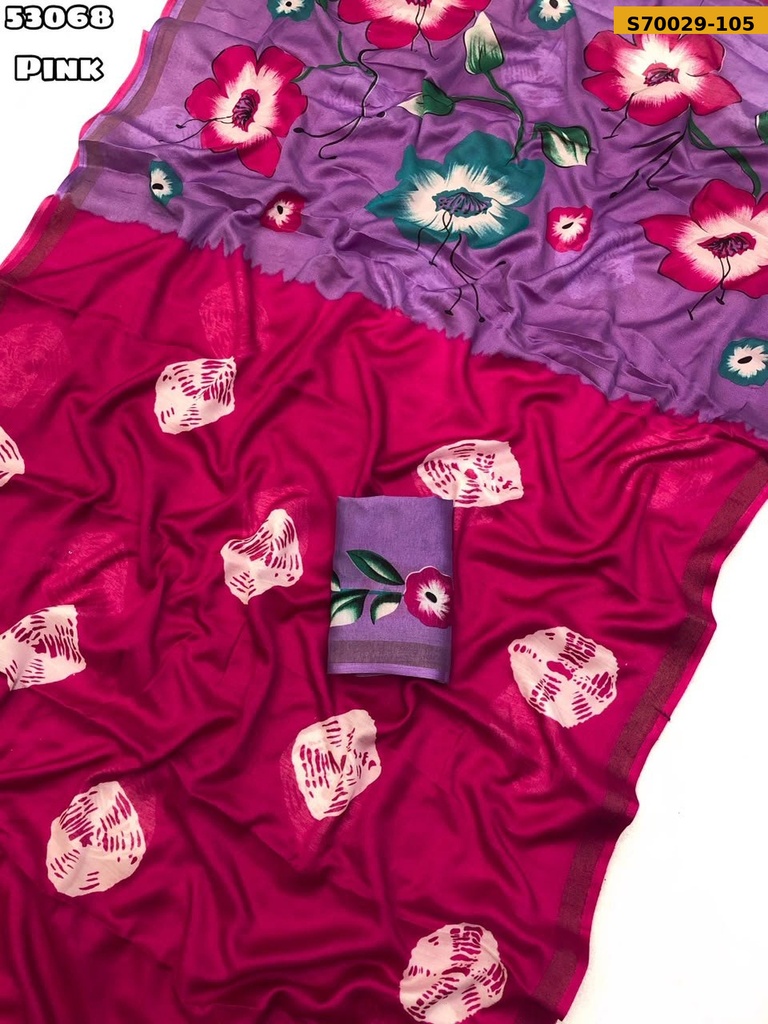 Fancy  Soft Mul Cotton Saree