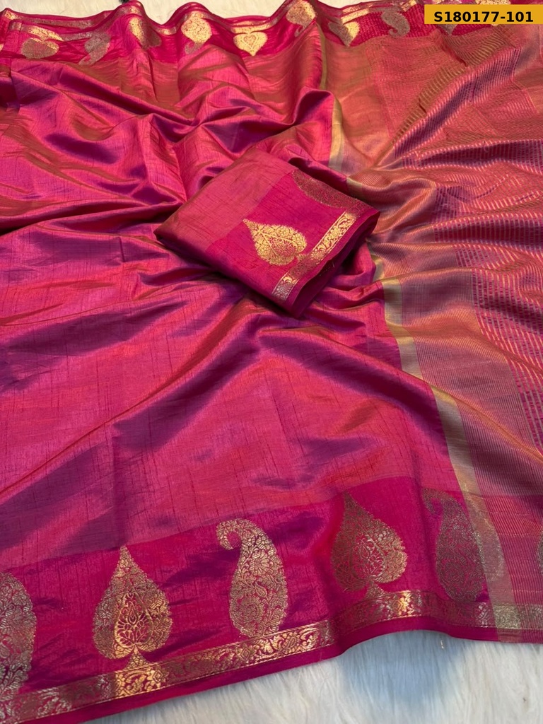Fancy Soft Tussar Silk Saree