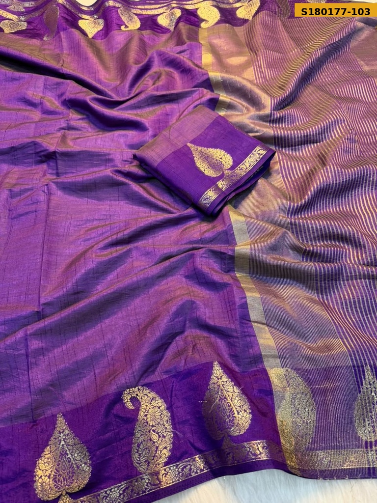 Fancy Soft Tussar Silk Saree