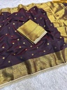 Banarasi Semi Katan Soft Silk Saree