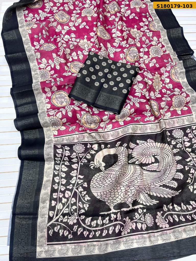 Fancy Tissue Erode Silk Saree