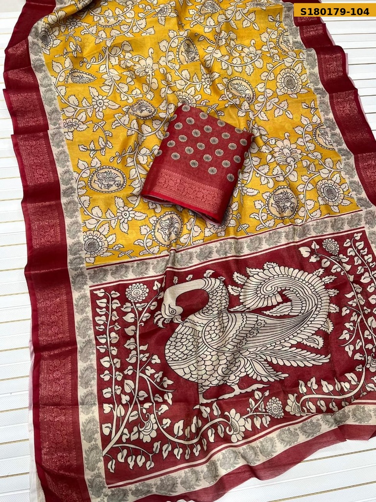 Fancy Tissue Erode Silk Saree