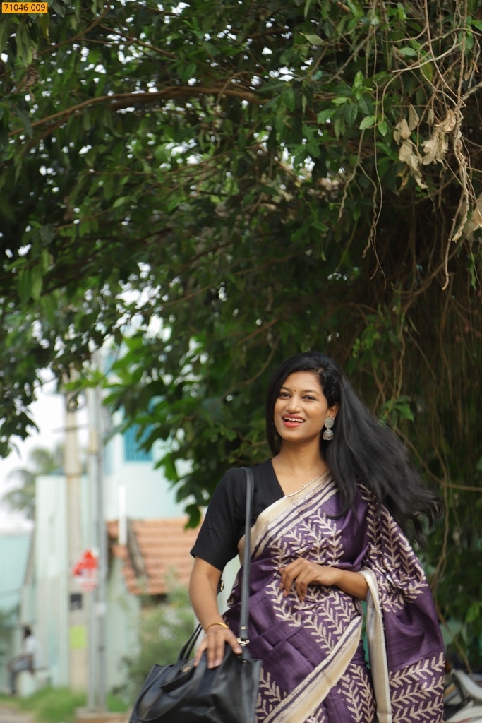 Soft Fancy Silky Tussar Saree