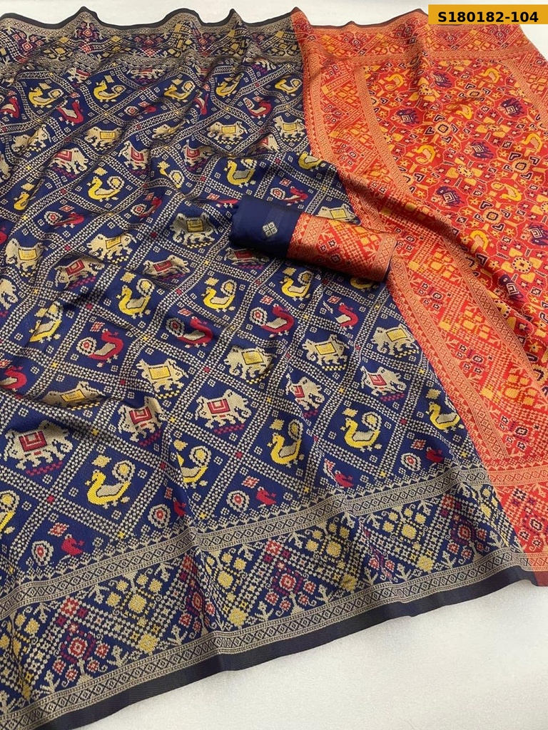 Fancy Patola Banarasi Silk Saree