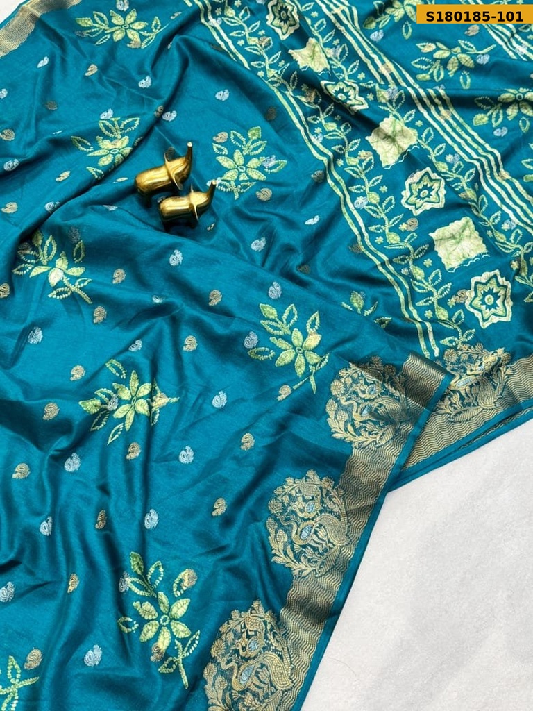 Fancy Soft Dola Floral Printed Saree