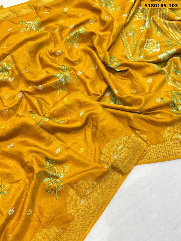 Fancy Soft Dola Floral Printed Saree