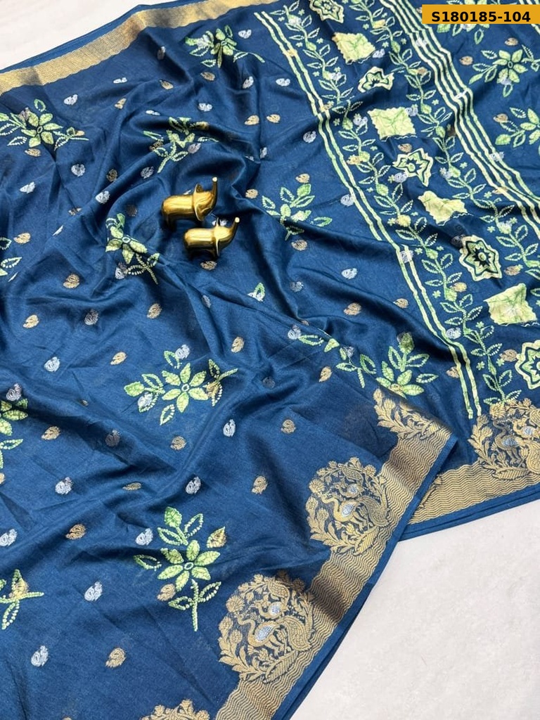 Fancy Soft Dola Floral Printed Saree