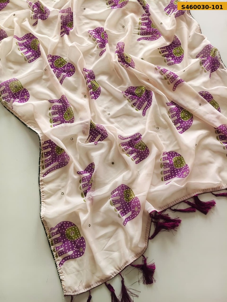 Fancy Georgette Saree