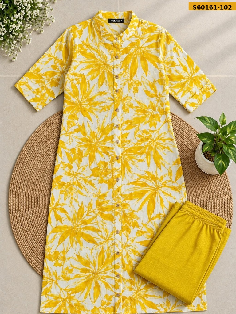 Fancy Cotton Aline Coord Set