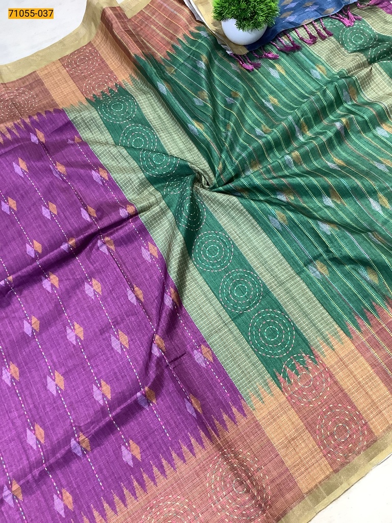 Fancy Printed Silk Saree