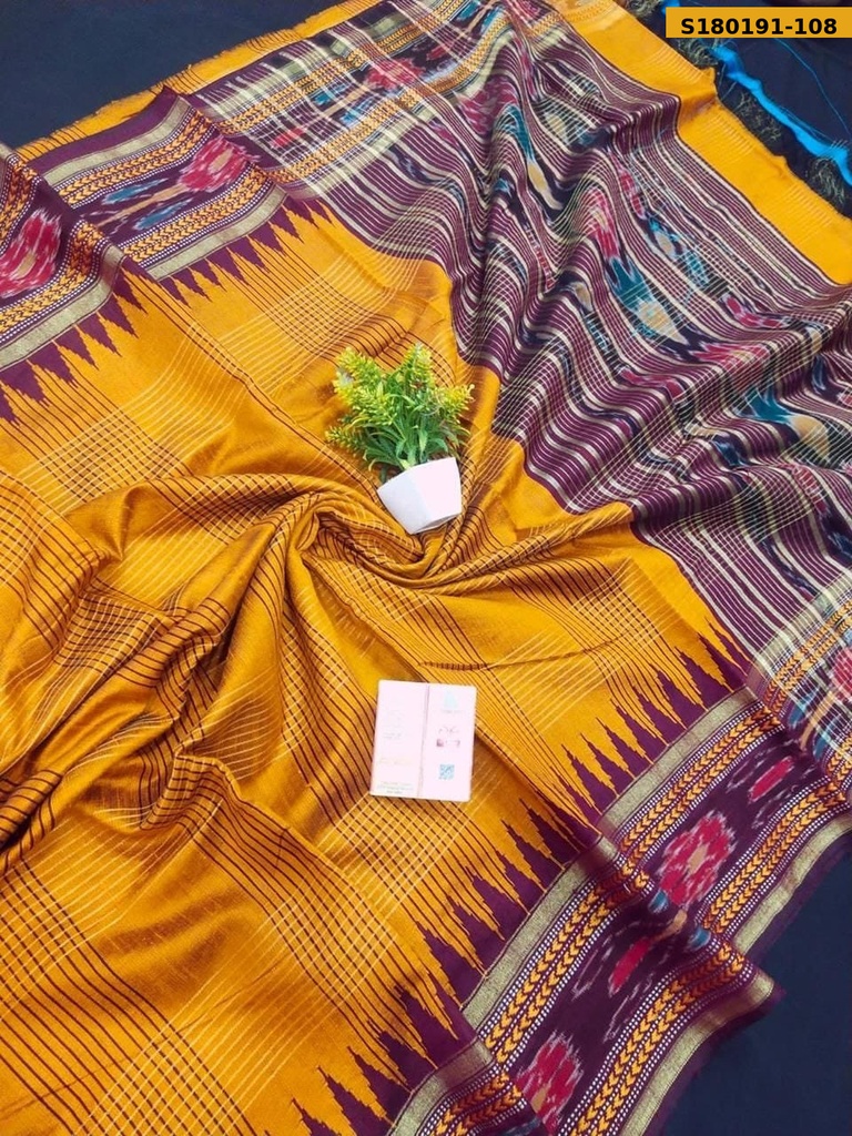 Fancy Tussar Silk Saree