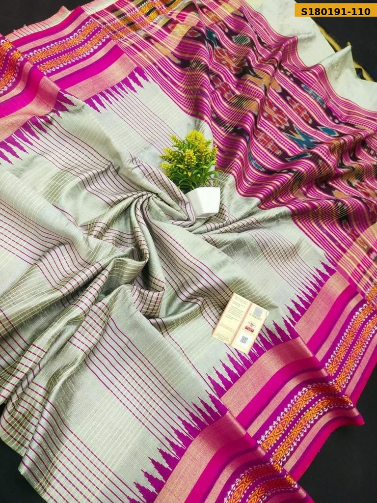 Fancy Tussar Silk Saree