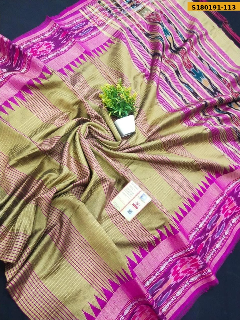 Fancy Tussar Silk Saree