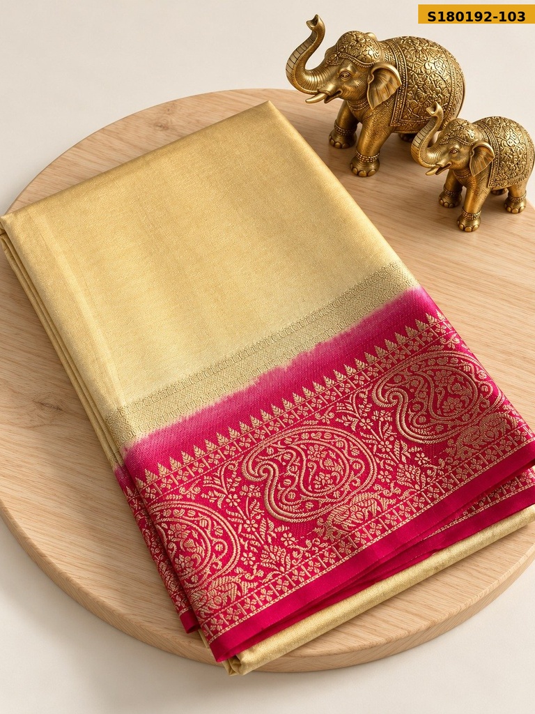 Fancy Mysore Crepe Silk Saree