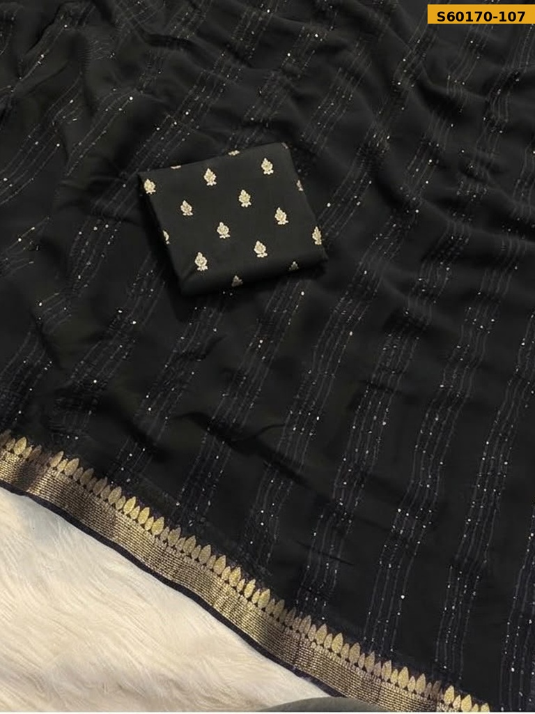Fancy Viscose Georgette  Saree