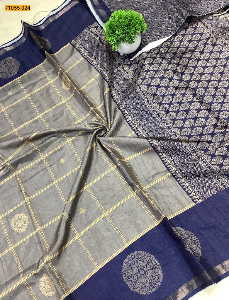 Fancy Printed Silk Saree