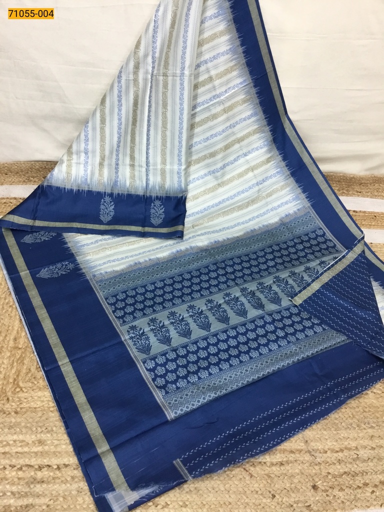 Fancy Printed Silk Saree
