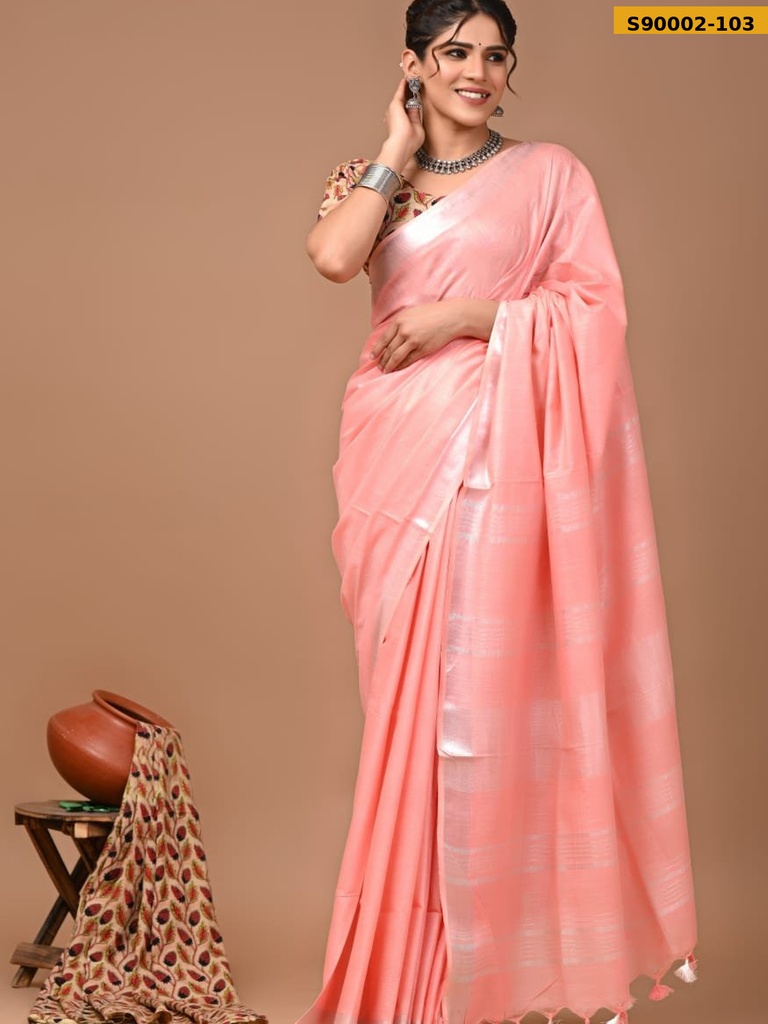 Cotton Linen Sarees