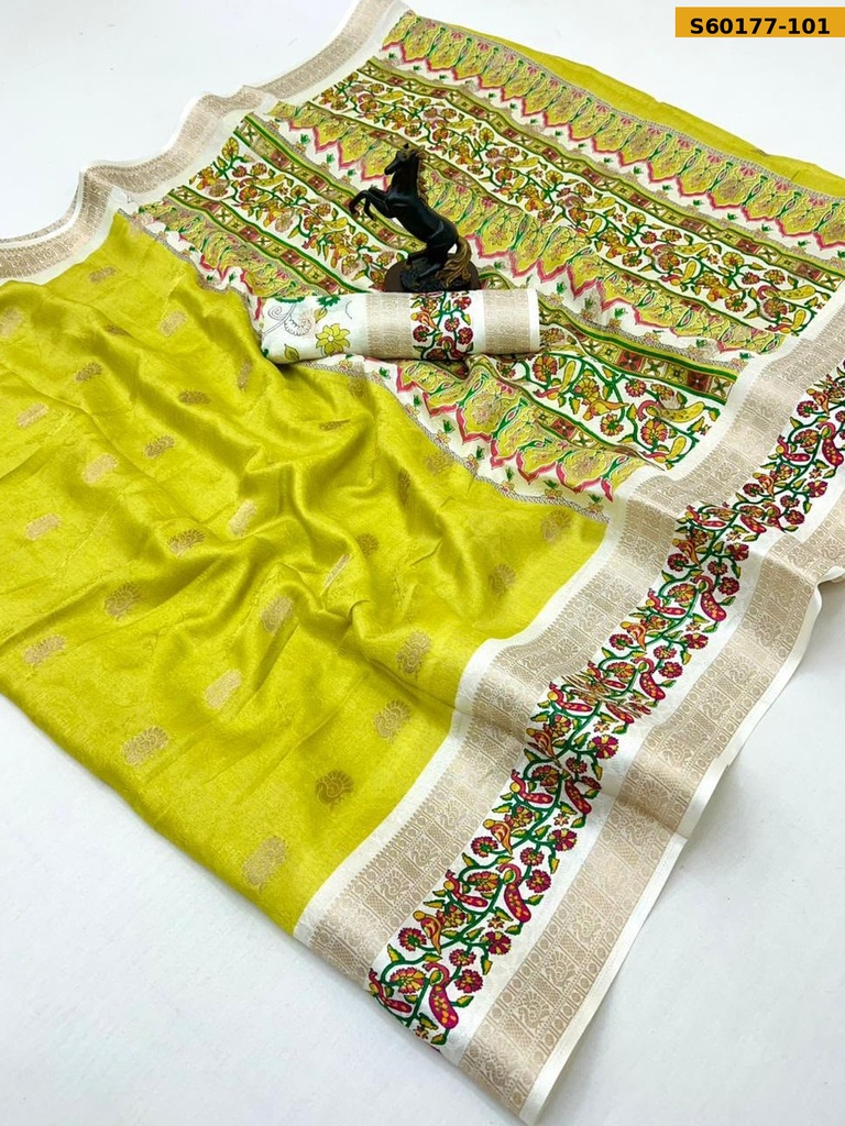 Fancy Tusser Silk Saree