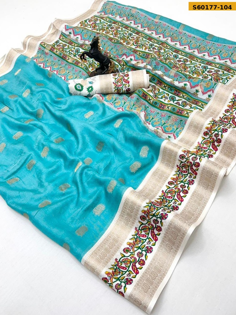Fancy Tusser Silk Saree