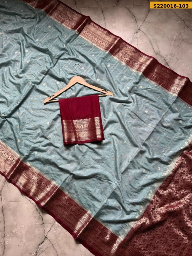 Banarasi Semi Katan Chiniya Soft Silk Saree