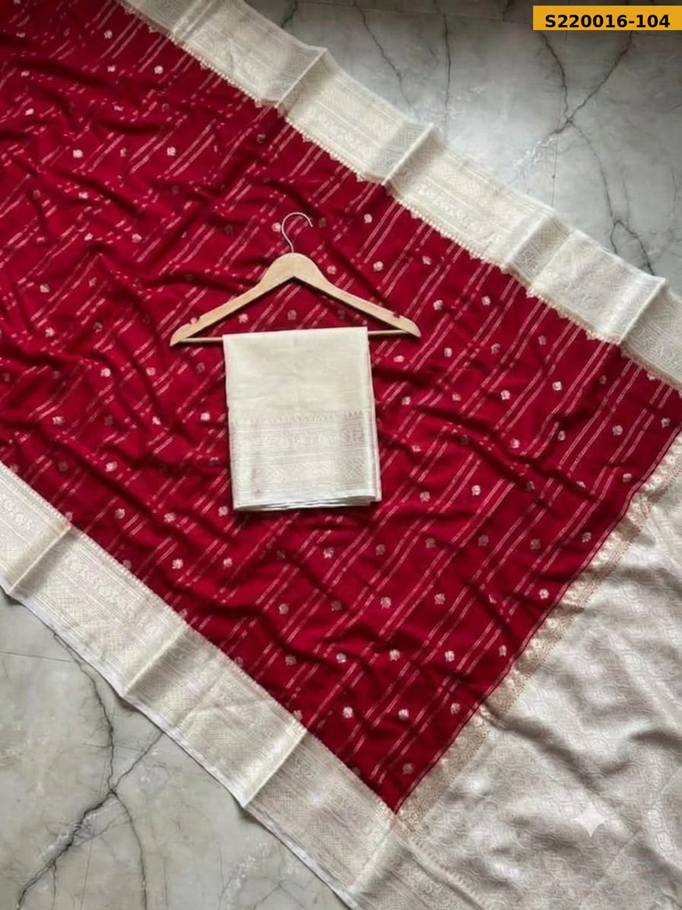 Banarasi Semi Katan Chiniya Soft Silk Saree