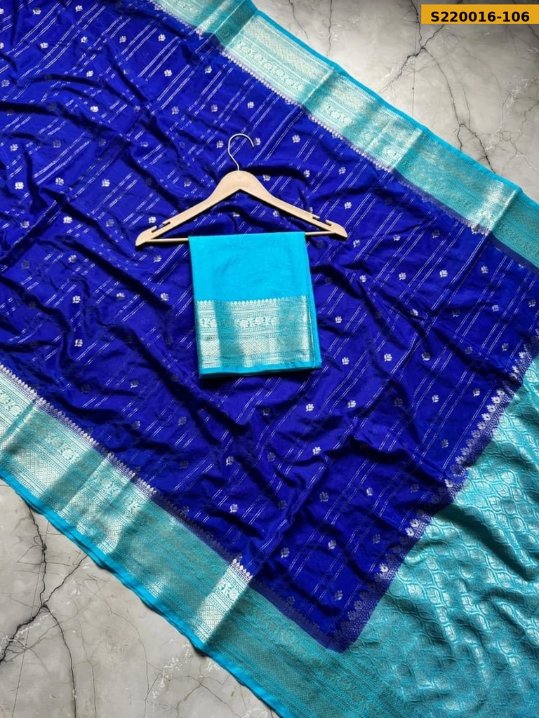 Banarasi Semi Katan Chiniya Soft Silk Saree