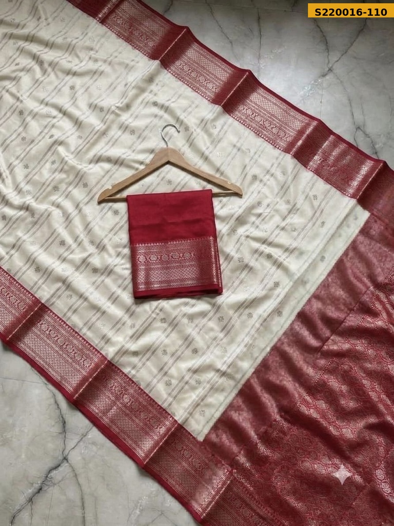 Banarasi Semi Katan Chiniya Soft Silk Saree