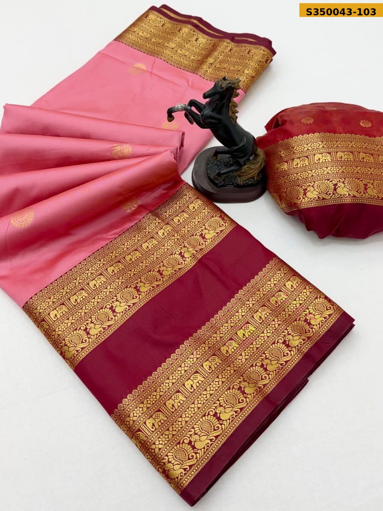 Raw Mango Soft Silk Saree