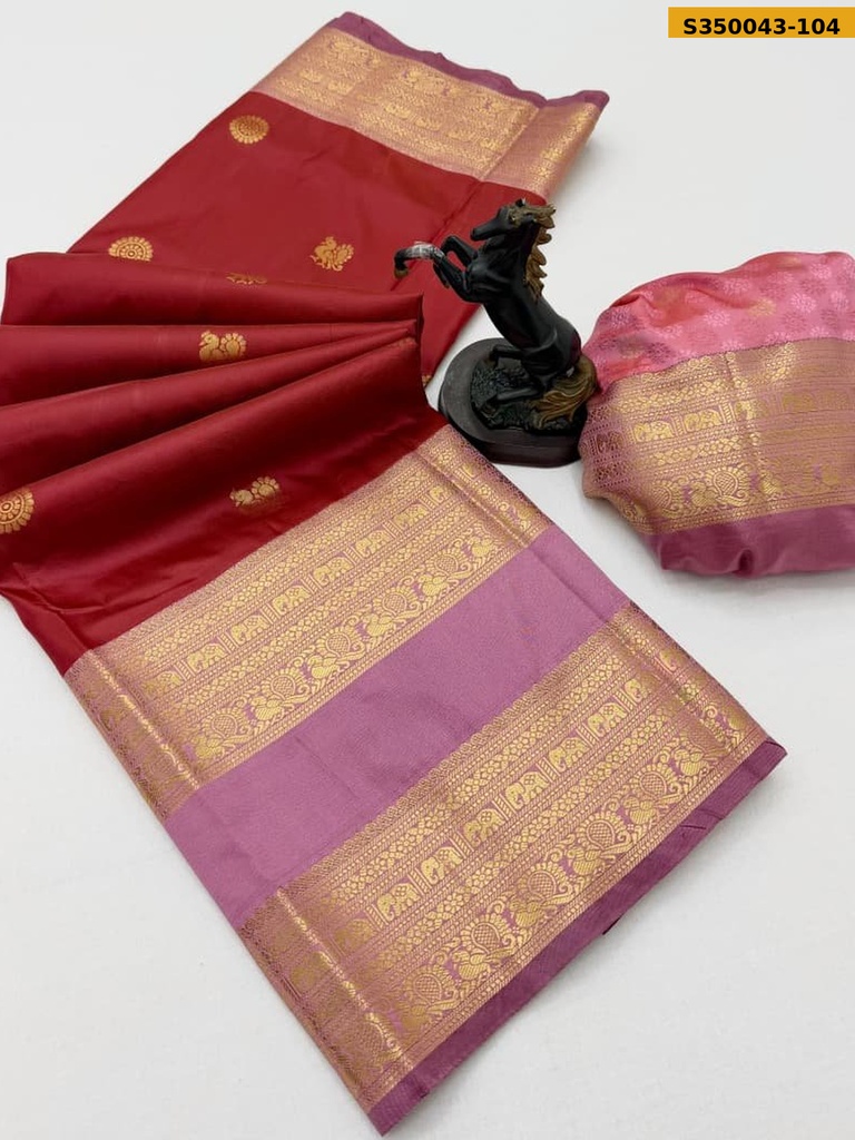 Raw Mango Soft Silk Saree