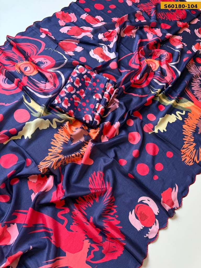 Fancy Soft Chinnon Saree