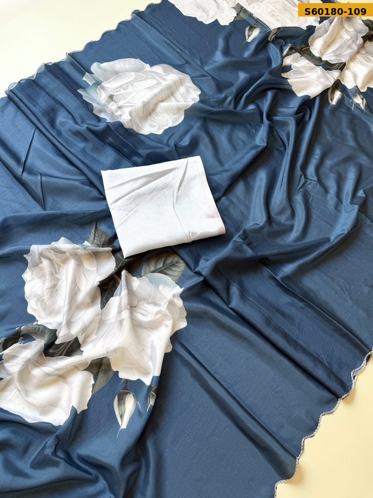 Fancy Soft Chinnon Saree