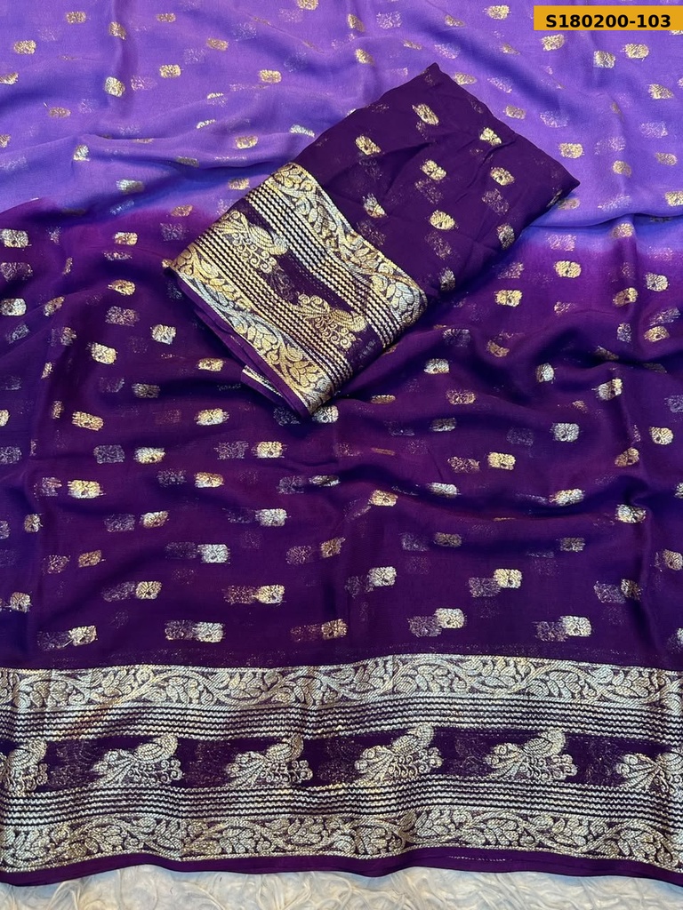 Fancy Viscose Georgette Saree