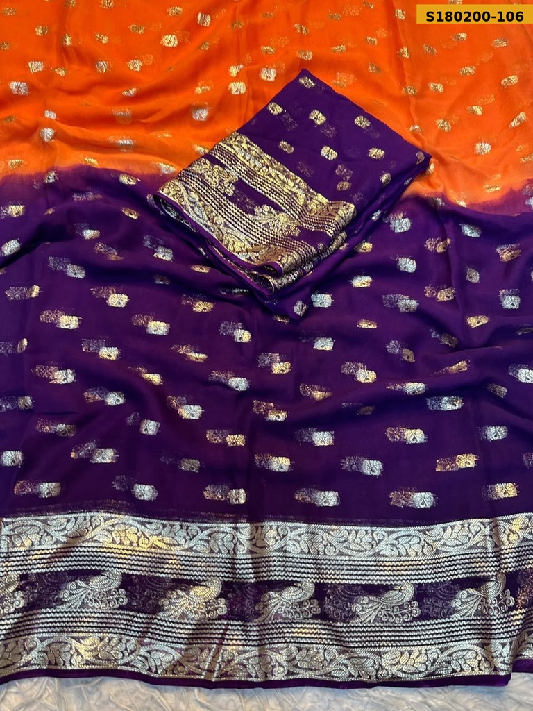 Fancy Viscose Georgette Saree