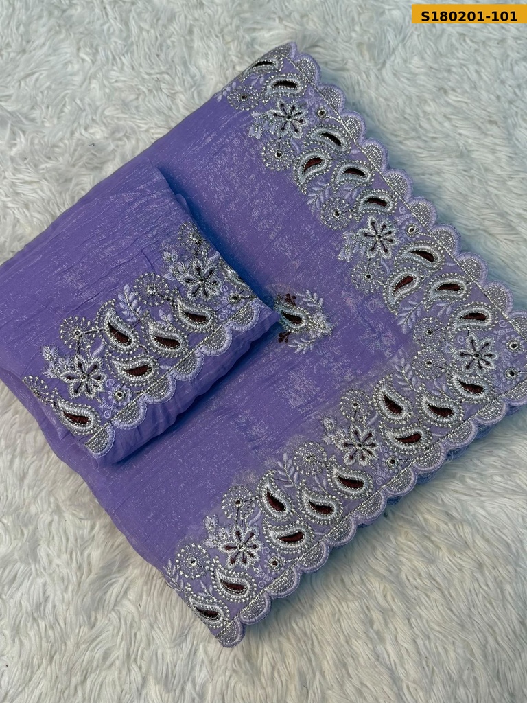 Fancy Crush Silk Saree
