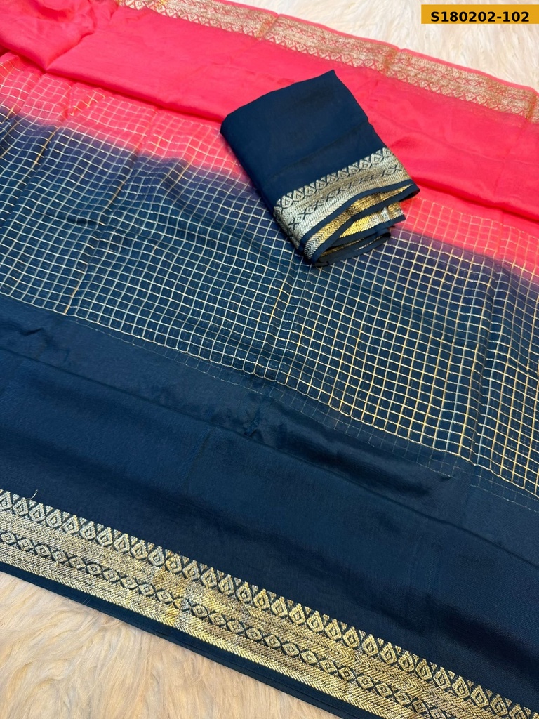 Fancy Viscose Kora Saree