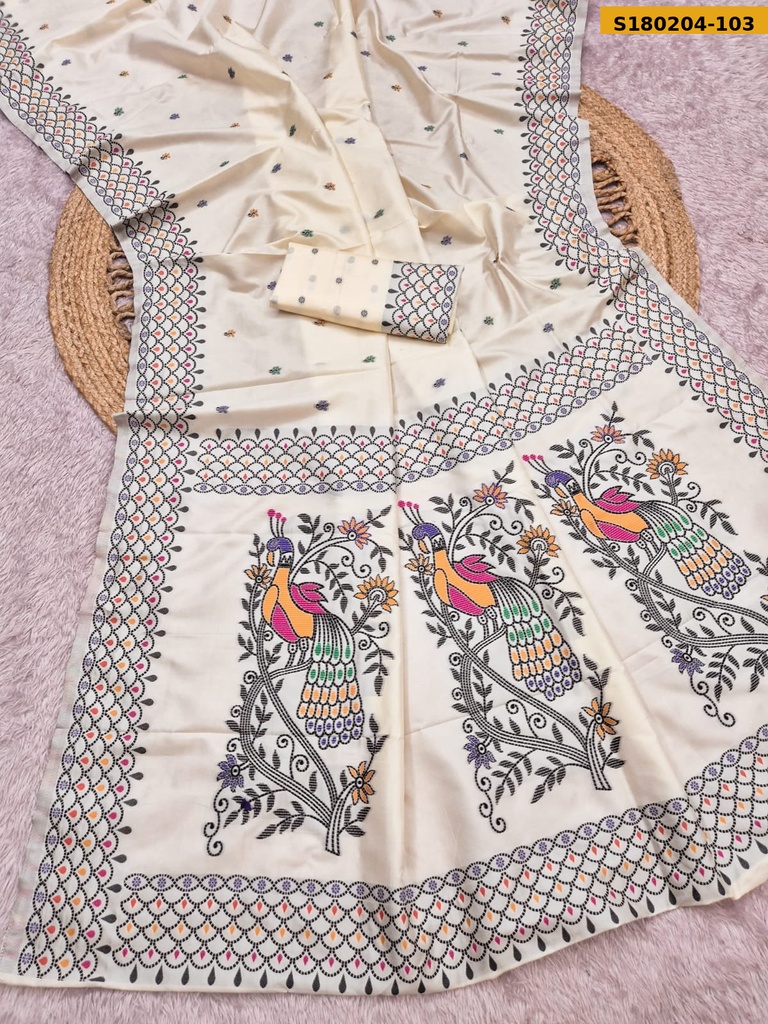 Fancy Soft Banarasi Silk Saree