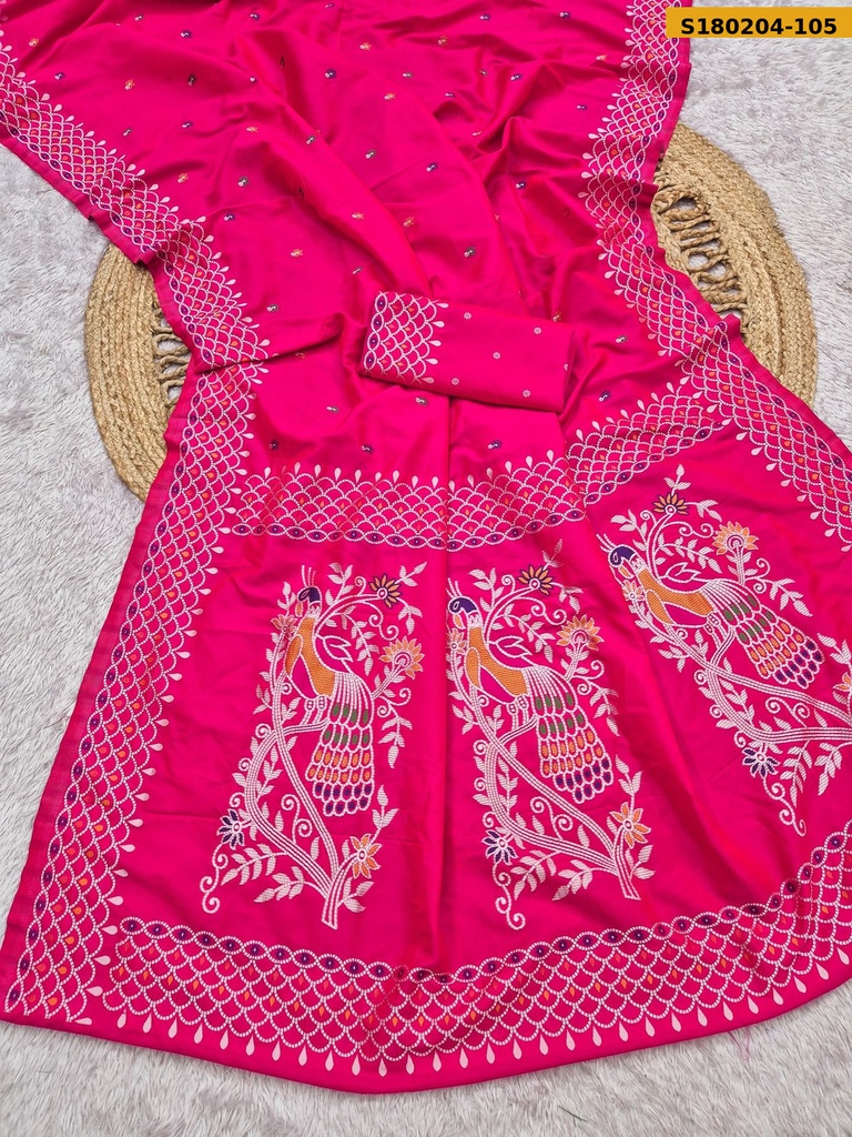 Fancy Soft Banarasi Silk Saree