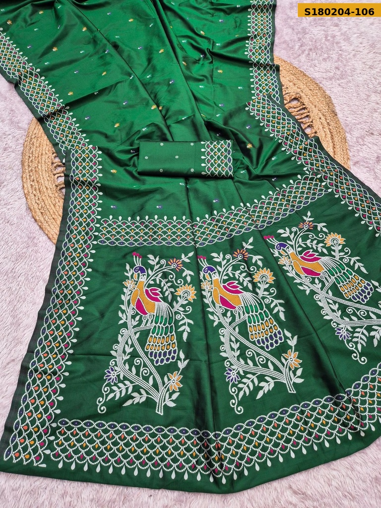Fancy Soft Banarasi Silk Saree
