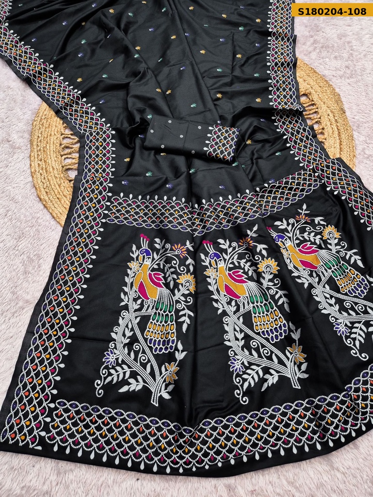 Fancy Soft Banarasi Silk Saree