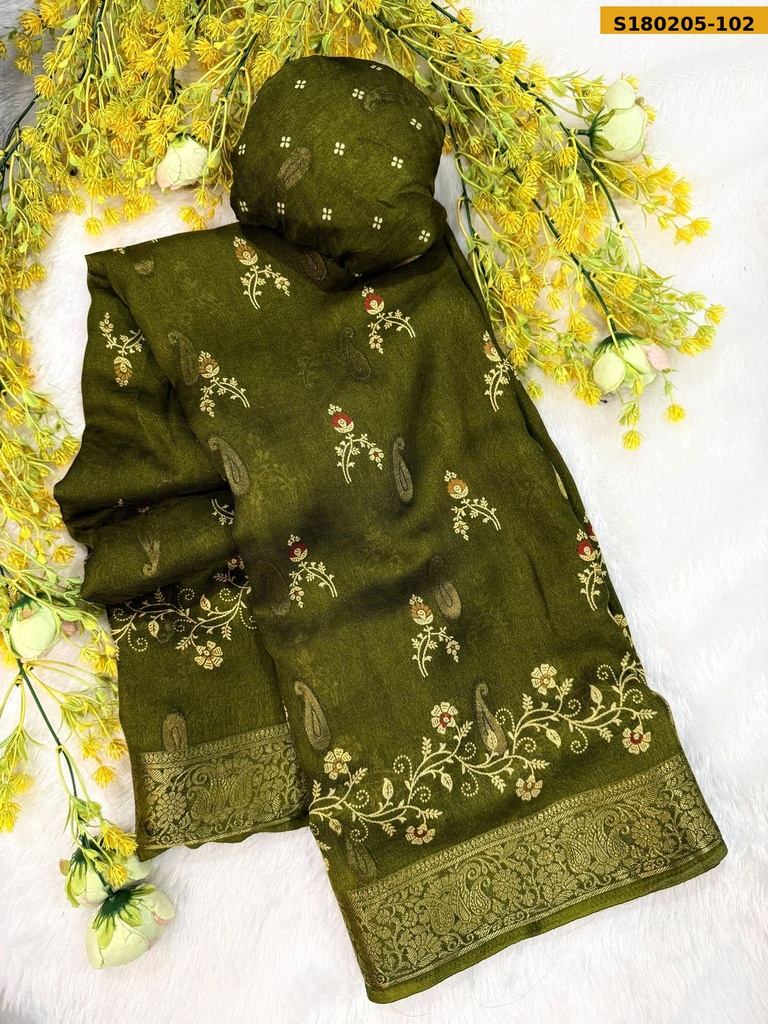 Fancy Crepe Silk Saree